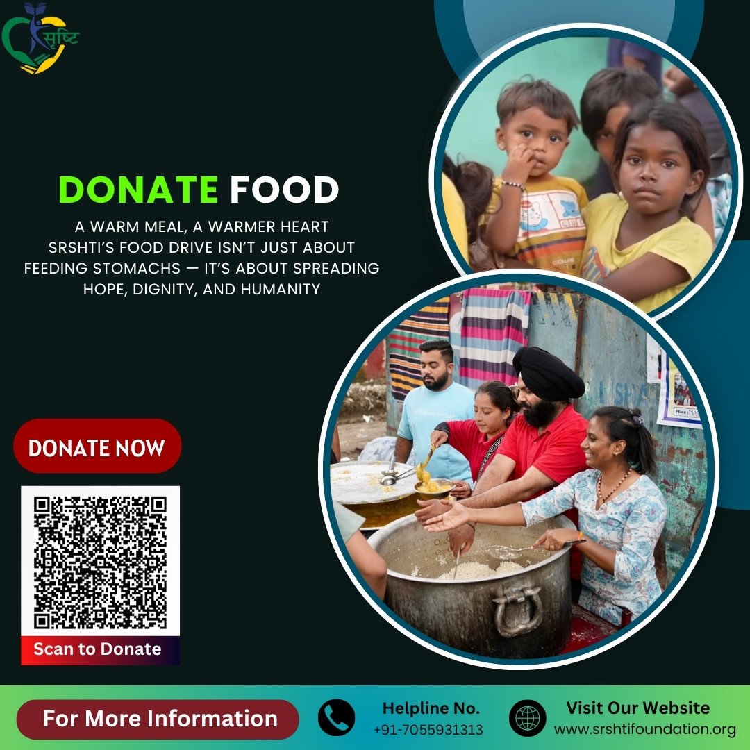 Donate Food to Poor & Homeless in Dehradun – SRSHTI Foundation