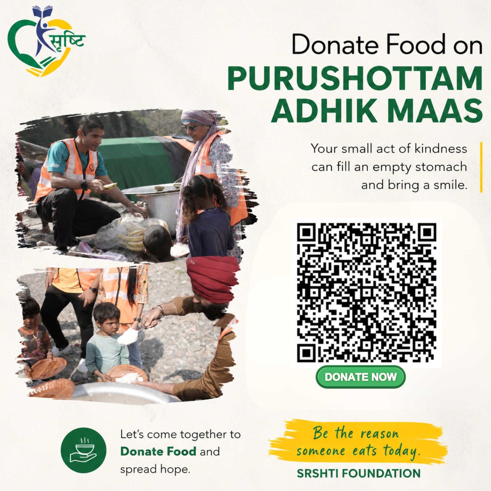 Donate Food on Adhik Maas