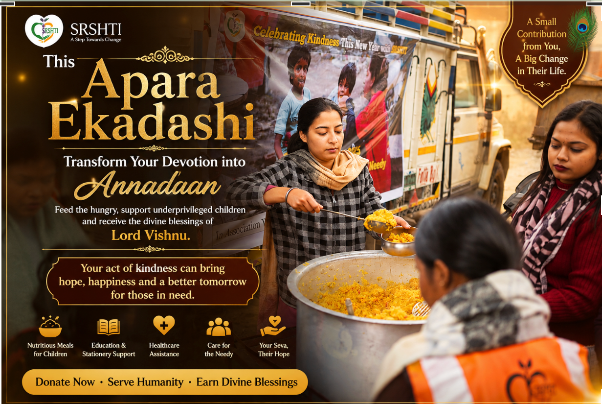 Apara Ekadashi Donation – Feed Underprivileged Children